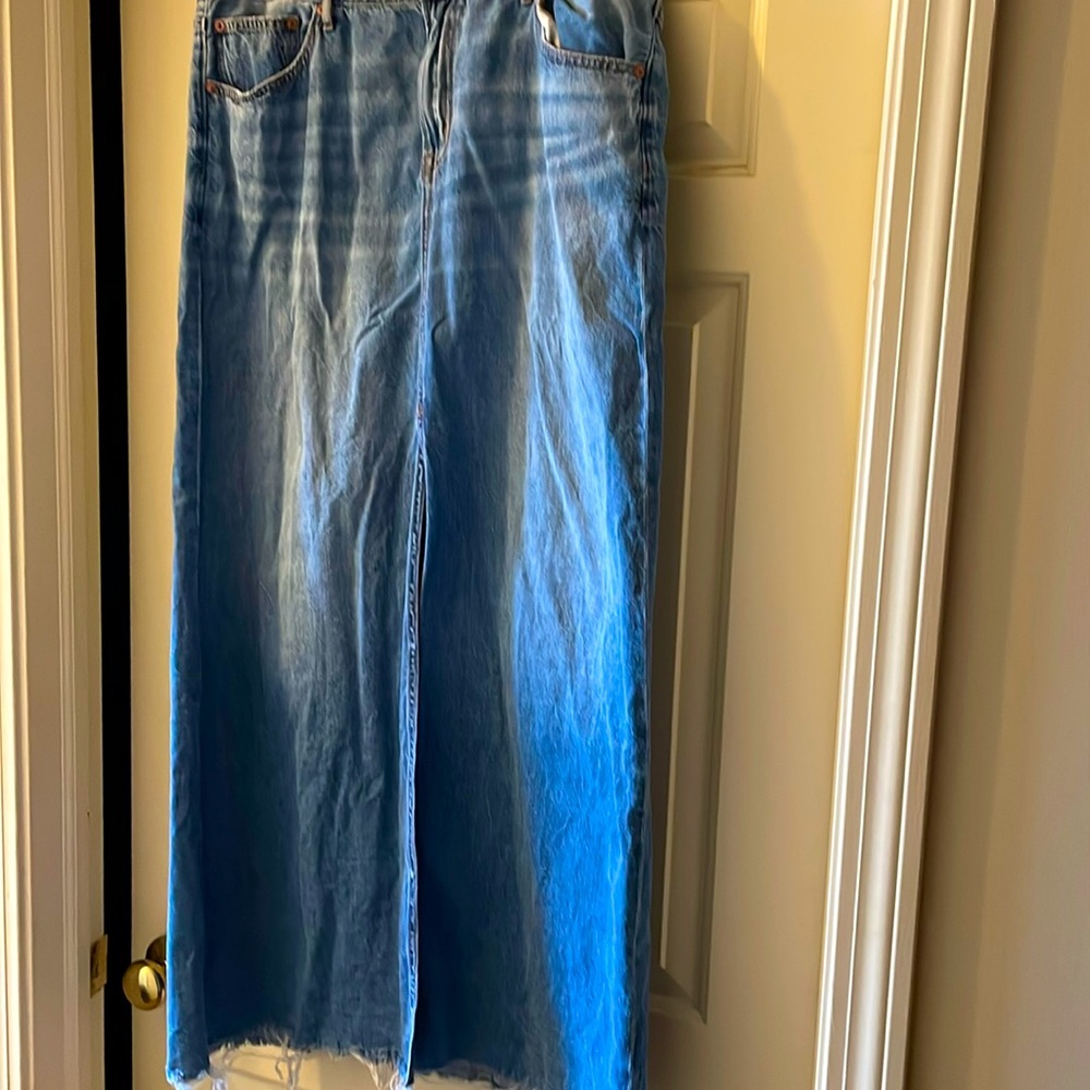 American Eagle Denim Skirt with split in the front